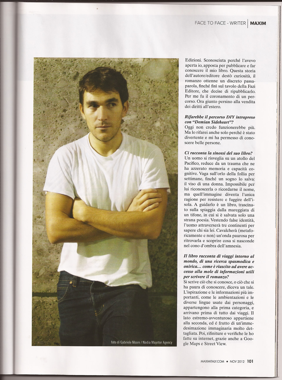 Forte come l'onda  il mio amore su Maxim